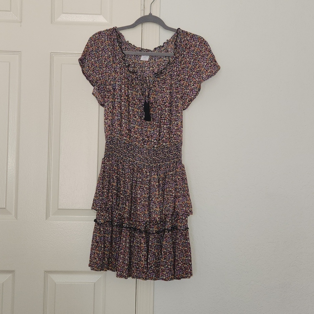 PATRONS OF PEACE Purple Floral Dress. SZ small